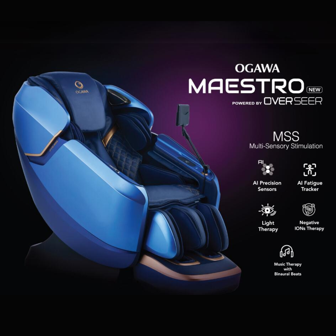 Najlepšie masážne kreslo na Slovensku OGAWA Maestro AI 4D vyskúšajte showroom  Damico