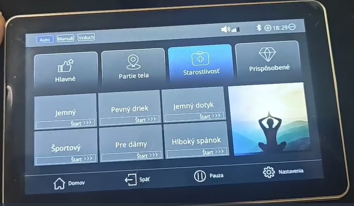 Masážne kreslo Damico Altro 3D black - rozbalené